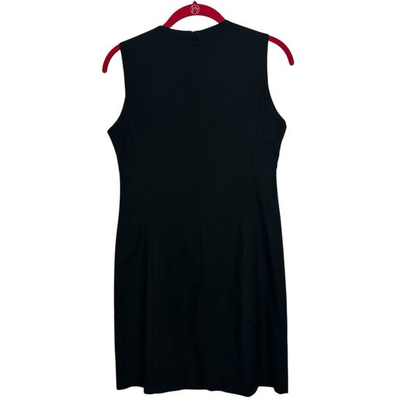 Vintage Y2K Gap Dress Women Size 1 Small Black Sheath Mini Office Siren Career - Picture 2 of 10